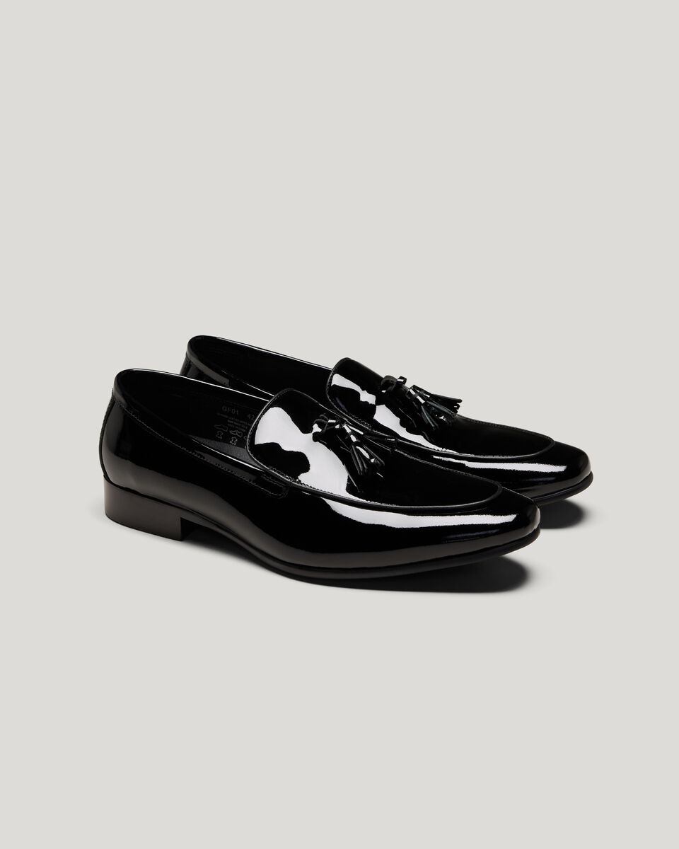 Patent Leather Tassel Loafer